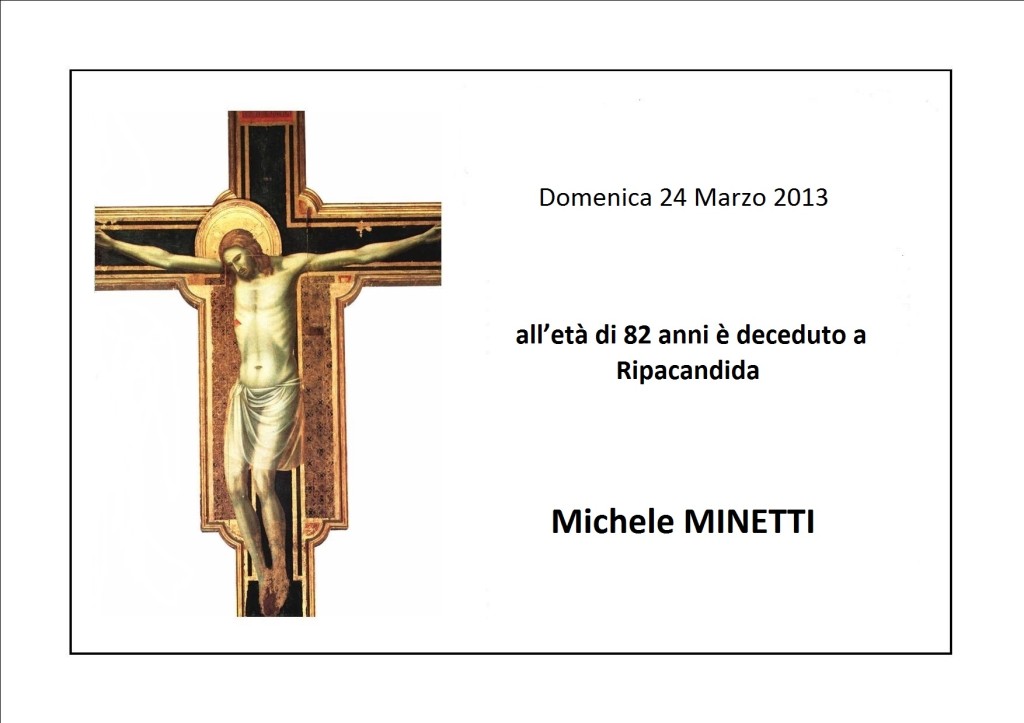 manifesto-funebre Michele MINETTI