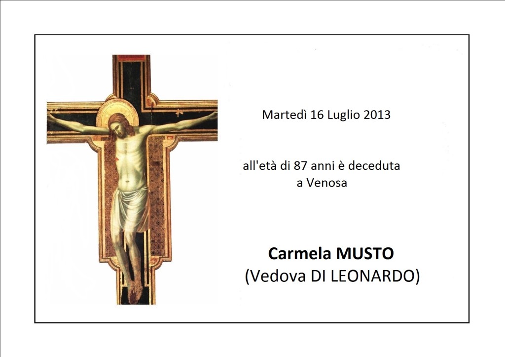 manifesto-funebre Carmela MUSTO