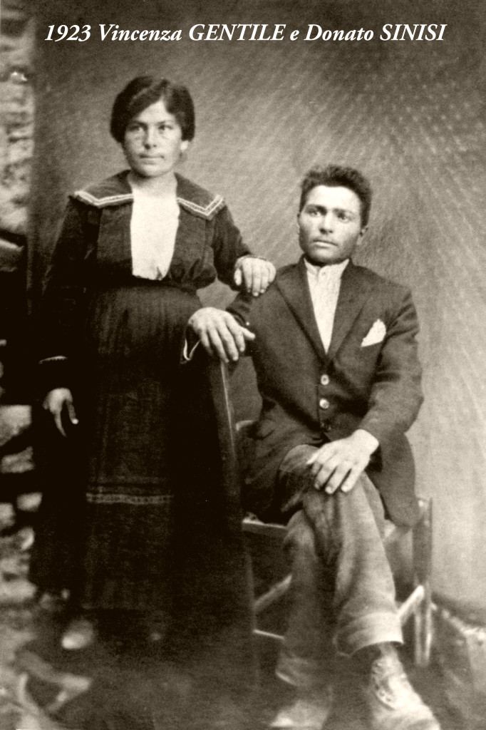 75 FOTO 1923 Vincenza Gentile Donato Sinisi