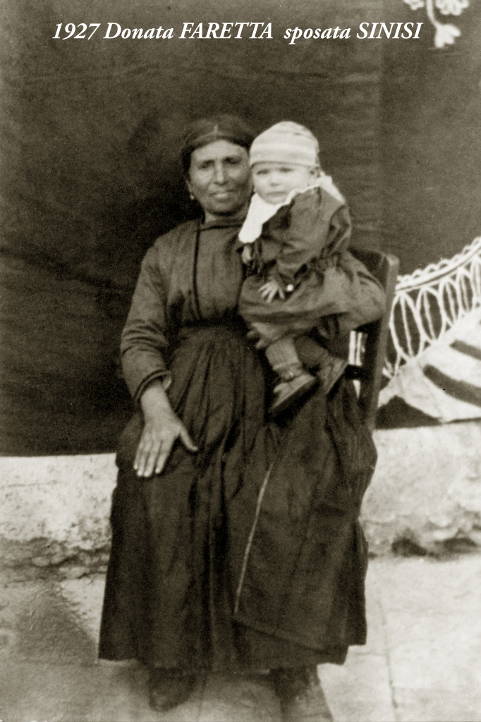 80 FOTO Donata Faretta sposata Sinisi (Recine) - 1927