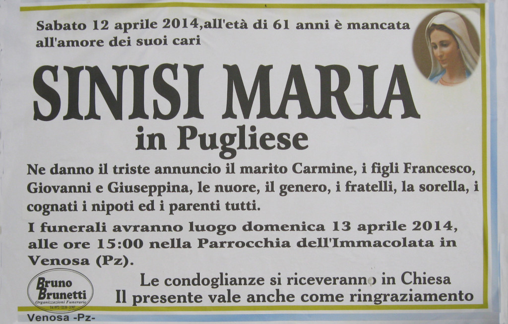 SINISI MARIA