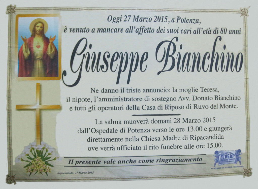 BIANCHINO Giuseppe