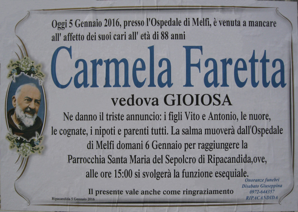 FARETTA Carmela