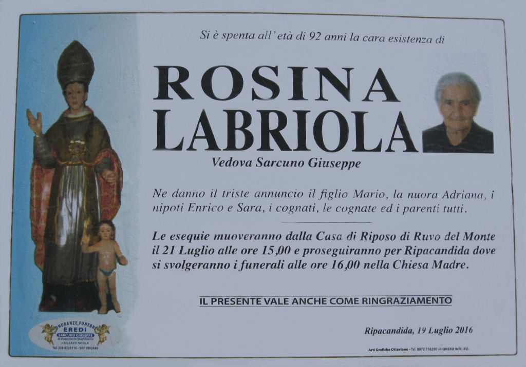 LABRIOLA Rosina (19-07-2016)