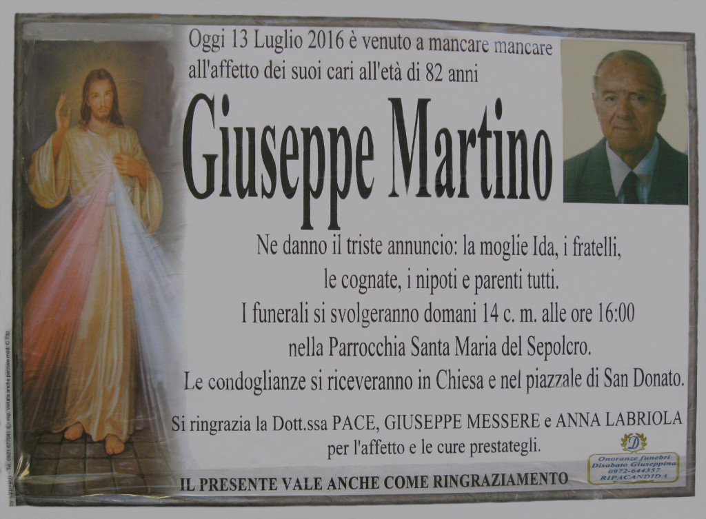 MARTINO Giuseppe (13-07-2016)